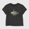 T-shirt z nadrukiem „Lets Ride” dla małych dzieci