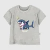 T-shirt z nadrukiem „Marvel Rivals: Jeff the Shark” dla małych dzieci