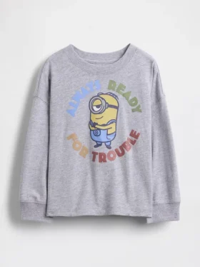 T-shirt z nadrukiem Minionów dla niemowląt i maluchów