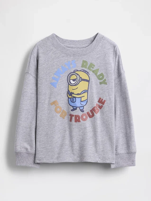 T-shirt z nadrukiem Minionów dla niemowląt i maluchów