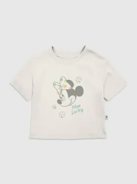 T-shirt z nadrukiem „Minnie Mouse Miss Lucky” dla maluchów