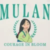T-shirt z nadrukiem „Mulan Collegiate” dla maluchów