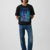 T-shirt z nadrukiem Nirvana, gruba, o skróconym kroju