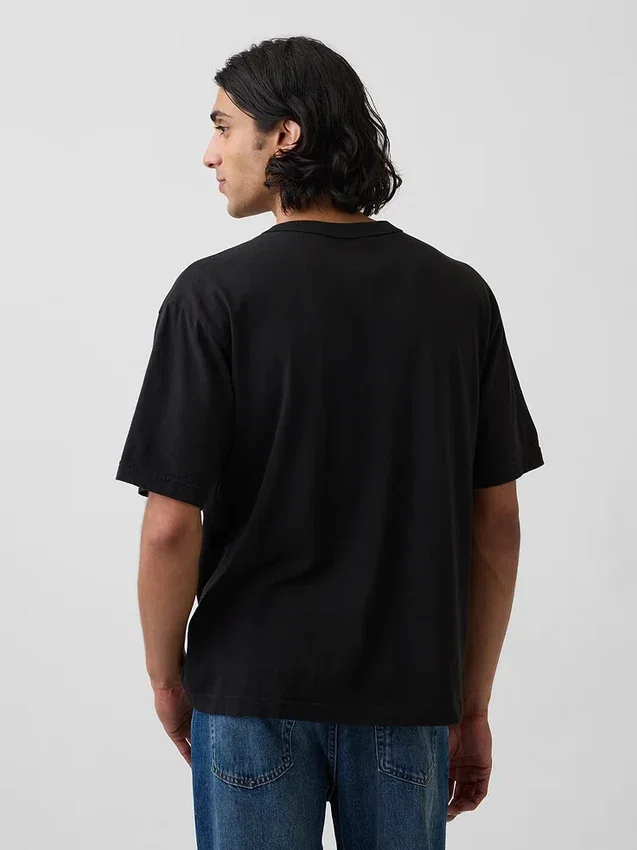 T-shirt z nadrukiem Nirvana, gruba, o skróconym kroju