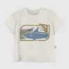 T-shirt z nadrukiem „Oceans Calling” dla małych dzieci