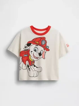 T-shirt z nadrukiem „Paw Patrol” w stylu oversize dla Niemowląt i Maluchów