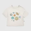T-shirt z nadrukiem „Planets Jumble” dla małych dzieci