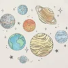 T-shirt z nadrukiem „Planets Jumble” dla małych dzieci