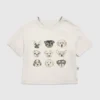 T-shirt z nadrukiem przedstawiającym różne szczeniaki dla małych dzieci