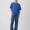 T-shirt z nadrukiem Robert Indiana w stylu oversize