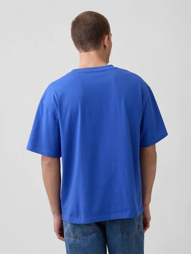 T-shirt z nadrukiem Robert Indiana w stylu oversize