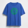 T-shirt z nadrukiem Robert Indiana w stylu oversize