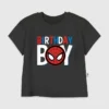 T-shirt z nadrukiem „Spider-Man Birthday Boy” dla malucha