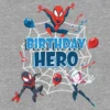 T-shirt z nadrukiem „Spider-Man – urodzinowy bohater” dla maluchów