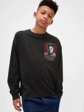 T-shirt z nadrukiem „Stranger Things” dla dzieci