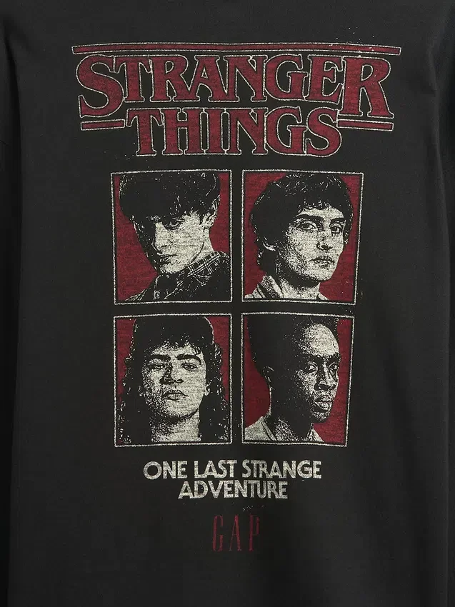 T-shirt z nadrukiem „Stranger Things” dla dzieci
