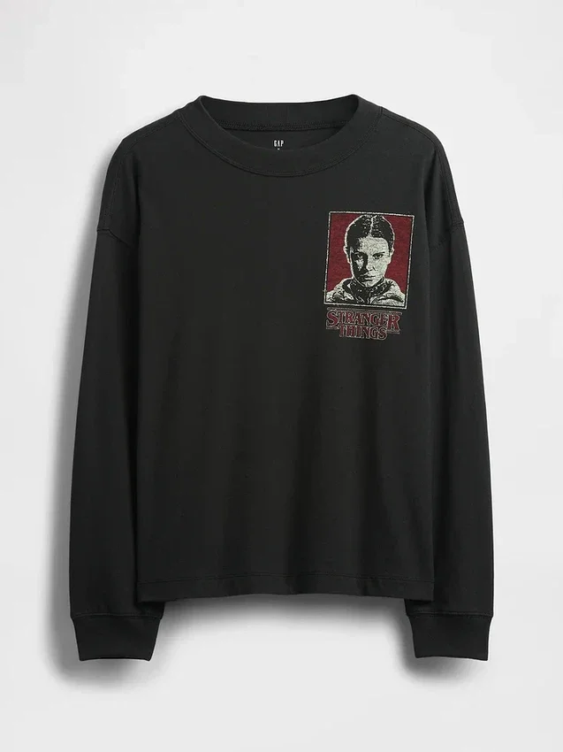 T-shirt z nadrukiem „Stranger Things” dla dzieci