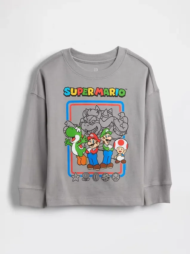 T-shirt z nadrukiem „Super Mario” dla Niemowląt i Maluchów