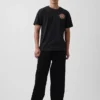 T-shirt z nadrukiem Tlc o luźnym kroju