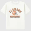 T-shirt z nadrukiem w stylu vintage przedstawiającym drużynę futbolową Uniwersytetu Clemson