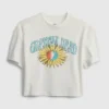 T-shirt z nadrukiem zespołu dla nastolatków