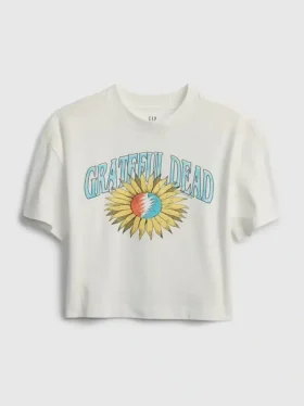 T-shirt z nadrukiem zespołu dla nastolatków