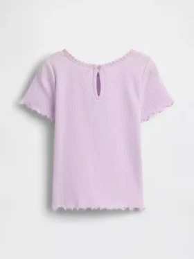 T-shirt z prążkowanej bawełny dla niemowląt i Maluchów z haftowanym motywem lodów