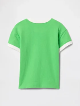 T-shirt z rękawami typu ringer dla niemowląt i maluchów z serii GAP Camp