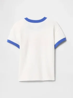 T-shirt z rękawami typu ringer dla niemowląt i maluchów z serii GAP Camp