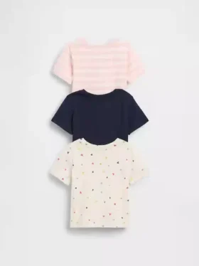 T-shirty dla niemowląt i Maluchów do łączenia w zestawy (pakiet 3 szt.)