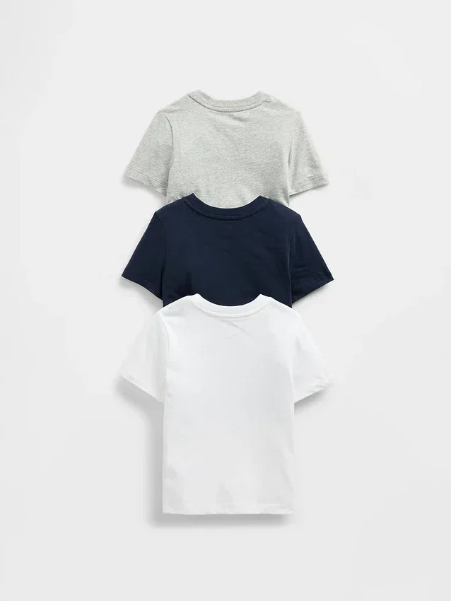 T-shirty dla niemowląt i maluchów do łączenia w zestawy (zestaw 3 szt.)