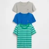 T-shirty dla niemowląt i Maluchów z możliwością łączenia elementów (zestaw 3 szt.)