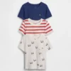 T-shirty dla niemowląt i Maluchów z możliwością łączenia elementów (zestaw 3 szt.)