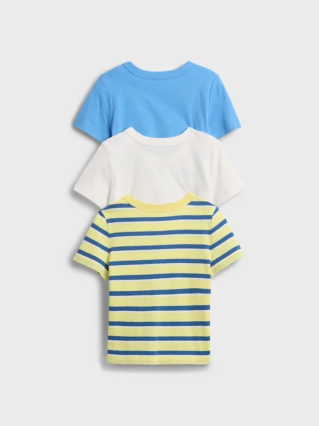 T-shirty dla niemowląt i Maluchów z możliwością łączenia elementów (zestaw 3 szt.)