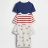 T-shirty dla niemowląt i Maluchów z możliwością łączenia elementów (zestaw 3 szt.)