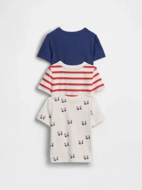 T-shirty dla niemowląt i Maluchów z możliwością łączenia elementów (zestaw 3 szt.)