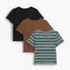T-shirty dla niemowląt i Maluchów z możliwością łączenia elementów (zestaw 3 szt.)