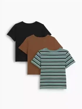 T-shirty dla niemowląt i Maluchów z możliwością łączenia elementów (zestaw 3 szt.)