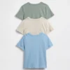 T-shirty dla niemowląt i Maluchów z możliwością łączenia elementów (zestaw 3 szt.)