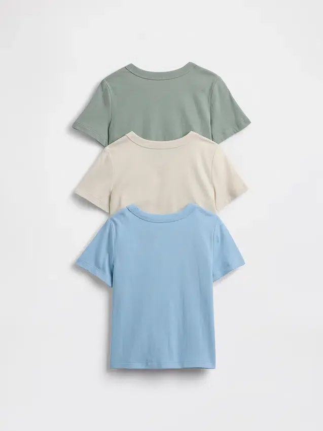 T-shirty dla niemowląt i Maluchów z możliwością łączenia elementów (zestaw 3 szt.)