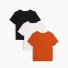 T-shirty dla niemowląt i Maluchów z możliwością łączenia elementów (zestaw 3 szt.)