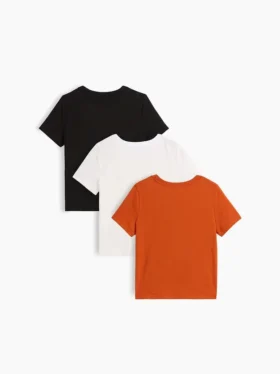 T-shirty dla niemowląt i Maluchów z możliwością łączenia elementów (zestaw 3 szt.)