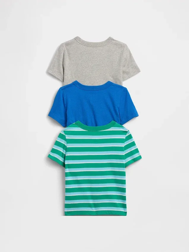 T-shirty dla niemowląt i Maluchów z możliwością łączenia elementów (zestaw 3 szt.)
