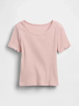 T-shirty dla niemowląt i maluchów z prążkowanej dzianiny do łączenia z innymi ubraniami