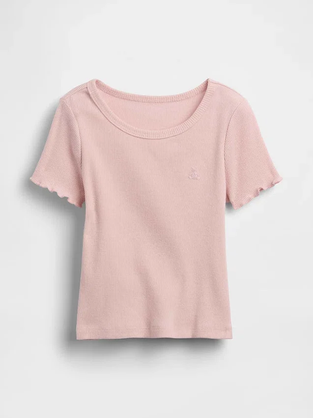 T-shirty dla niemowląt i maluchów z prążkowanej dzianiny do łączenia z innymi ubraniami