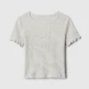 T-shirty dla niemowląt i maluchów z prążkowanej dzianiny do łączenia z innymi ubraniami
