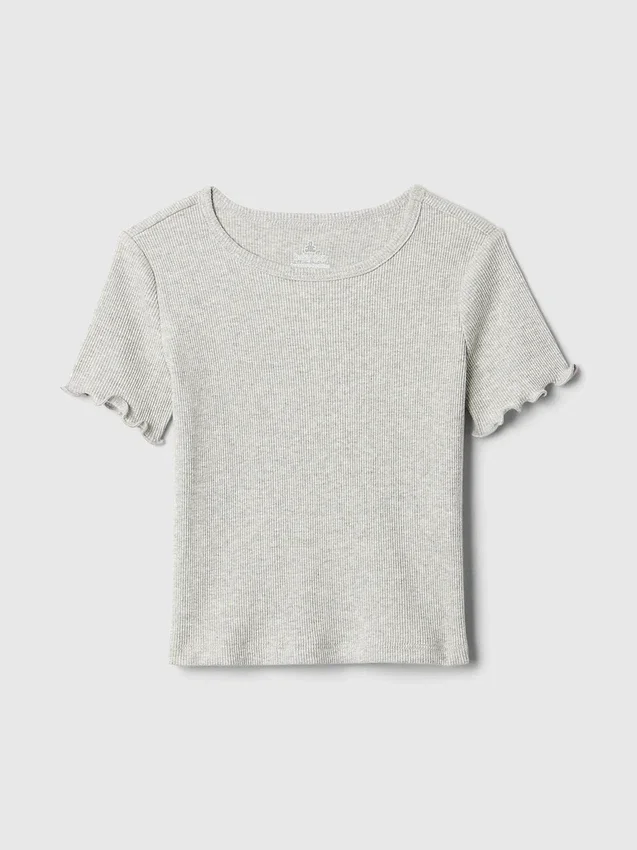 T-shirty dla niemowląt i maluchów z prążkowanej dzianiny do łączenia z innymi ubraniami
