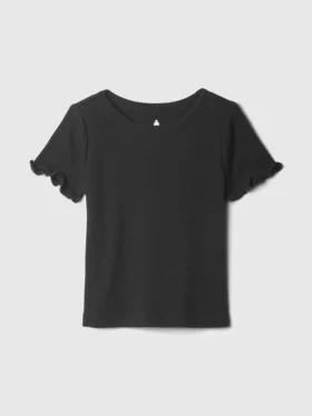 T-shirty dla niemowląt i maluchów z prążkowanej dzianiny do łączenia z innymi ubraniami