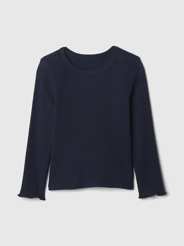 T-shirty dla niemowląt i maluchów z prążkowanej dzianiny do łączenia z innymi ubraniami