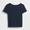 T-shirty dla niemowląt i maluchów z prążkowanej dzianiny do łączenia z innymi ubraniami